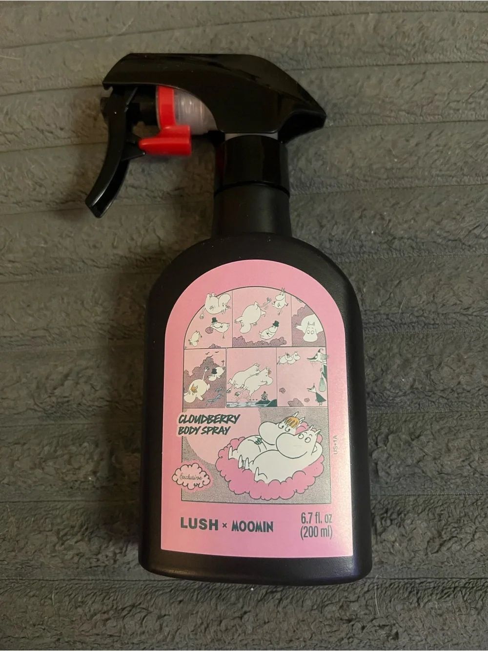 LUSH X MOOMIN CLOUDBERRY BODY SPRAY 6.7 oz LUSH CLUB EARLY ACCESS NEW!